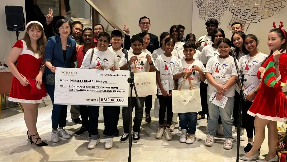 Joy in the City: Dorsett Kuala Lumpur's annual tree lighting ceremony