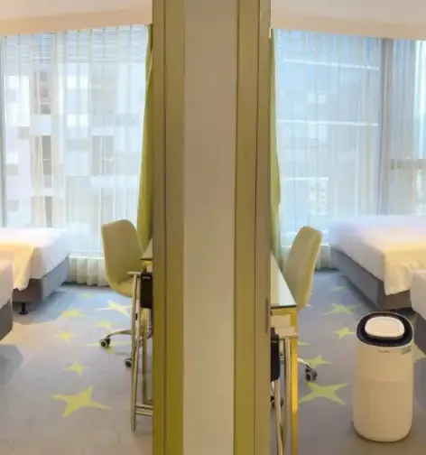 Deluxe Plus room and Family Triple room connected, Dorsett Tsuen Wan.