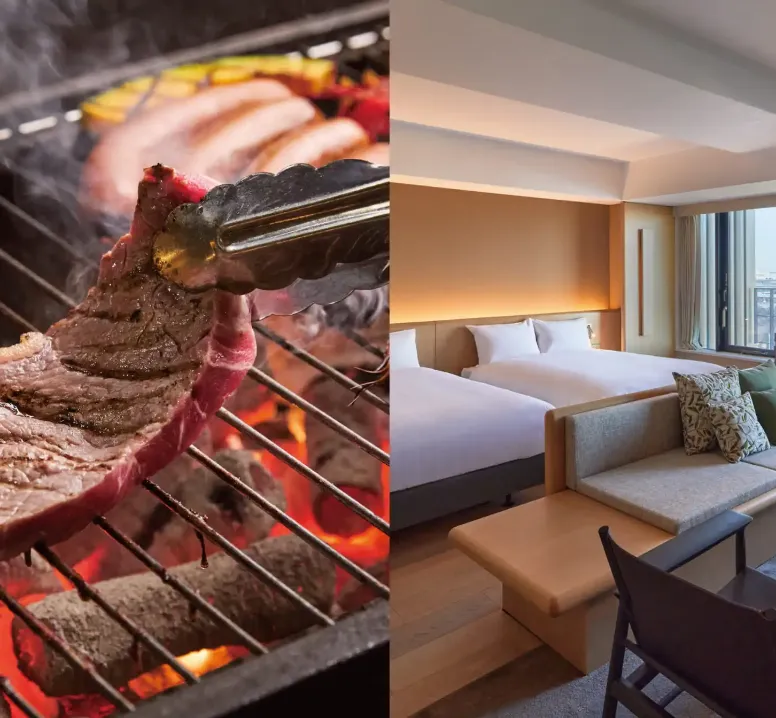 [Dinner-Inclusive Stay Plan] Enjoy Authentic Charcoal BBQ Dinner at Hotel Agora Regency Osaka Sakai