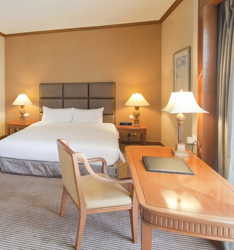Interior of Dorsett Grand Labuan Deluxe Room.