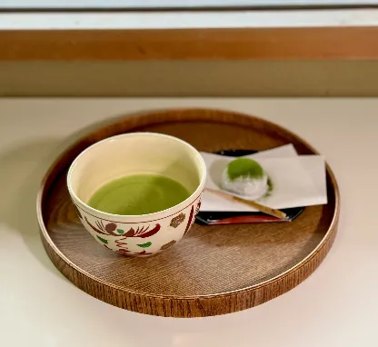 Green tea tasting experience