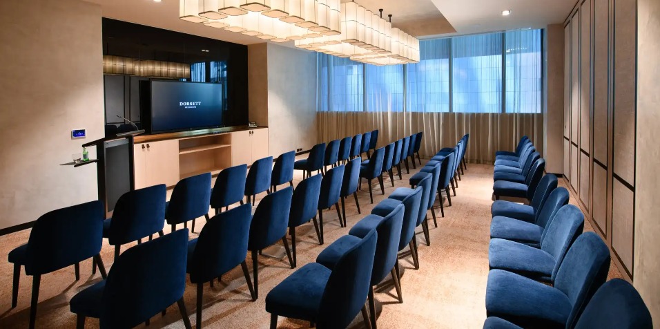 Theatre-style Dorsett Melbourne Meeting Room Three